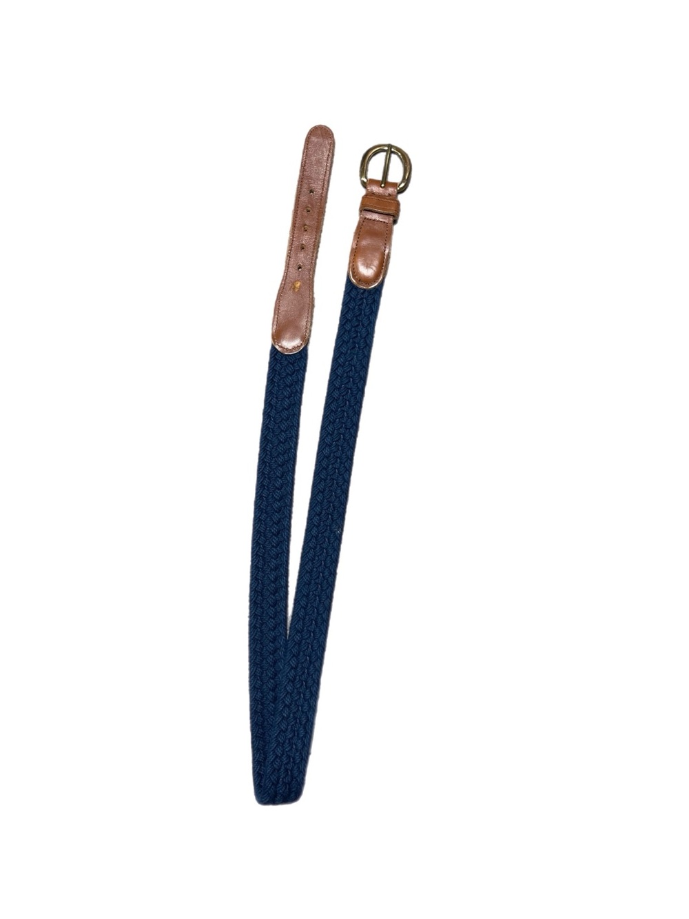 Preston Solid Brass Buckle Genuine Leather Canvas Belt